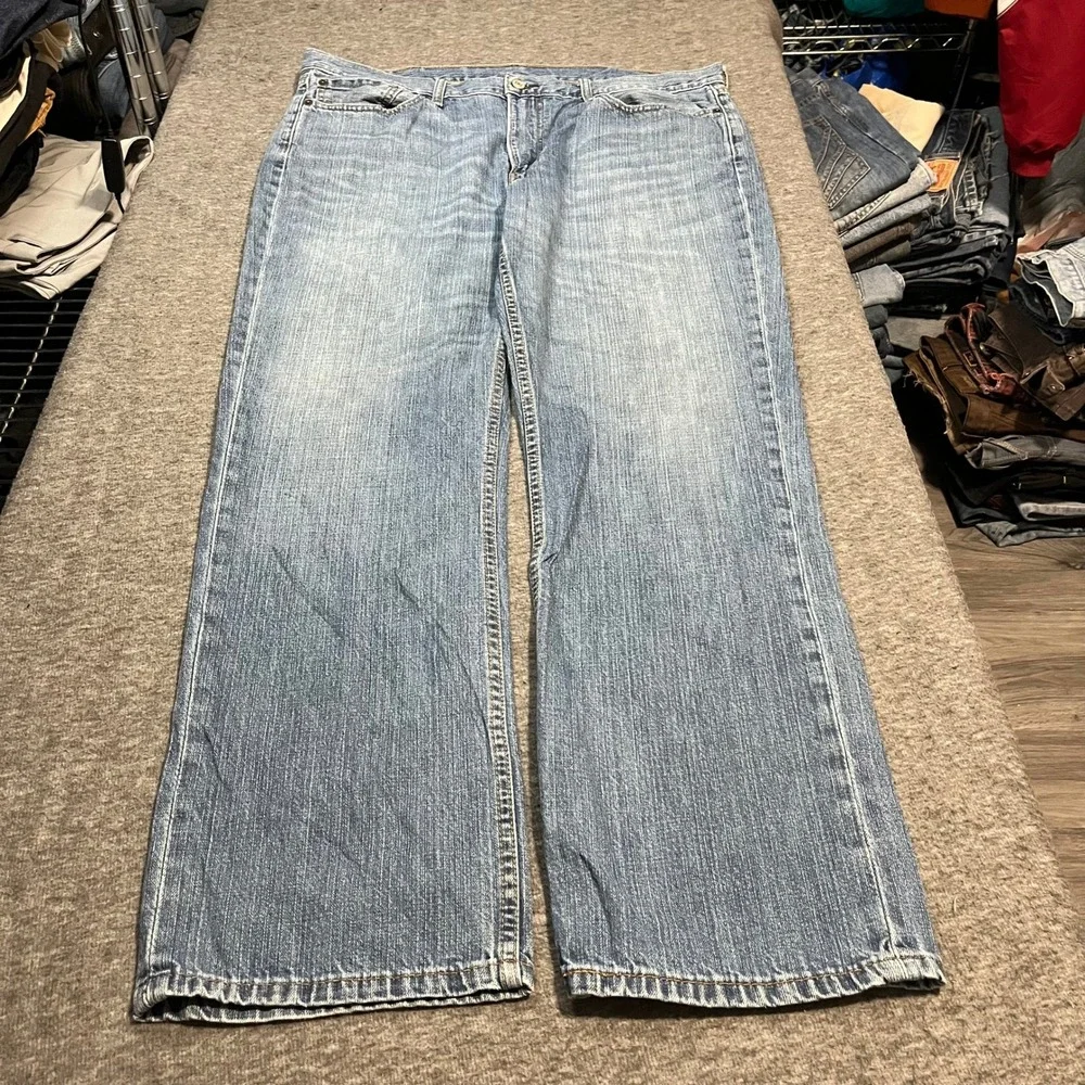 Levi's 514 Straight Fit Mens Blue Jeans Medium Wash Denim W40 L32